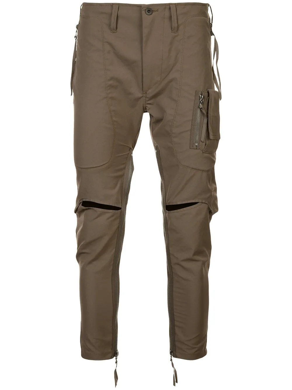 Zipped Cargo Trousers