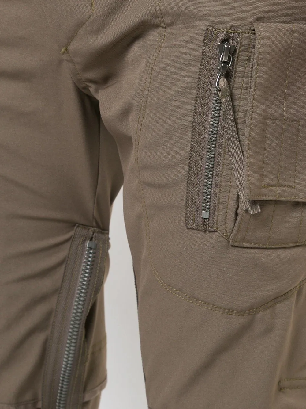 Zipped Cargo Trousers