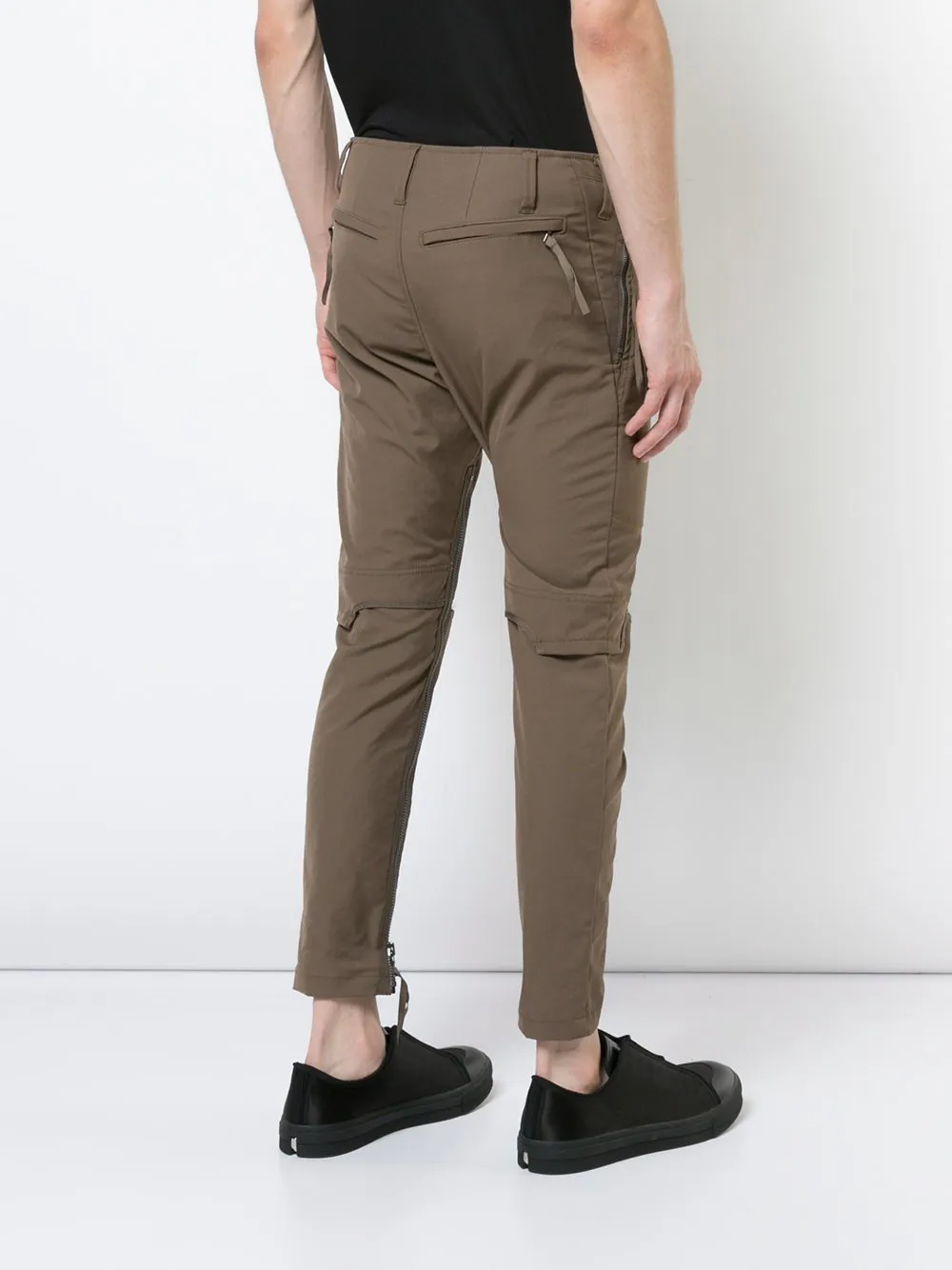 Zipped Cargo Trousers